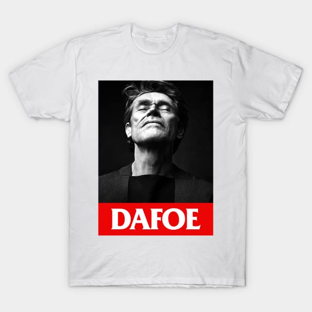 dafoe on T-Shirt by nnyuliv